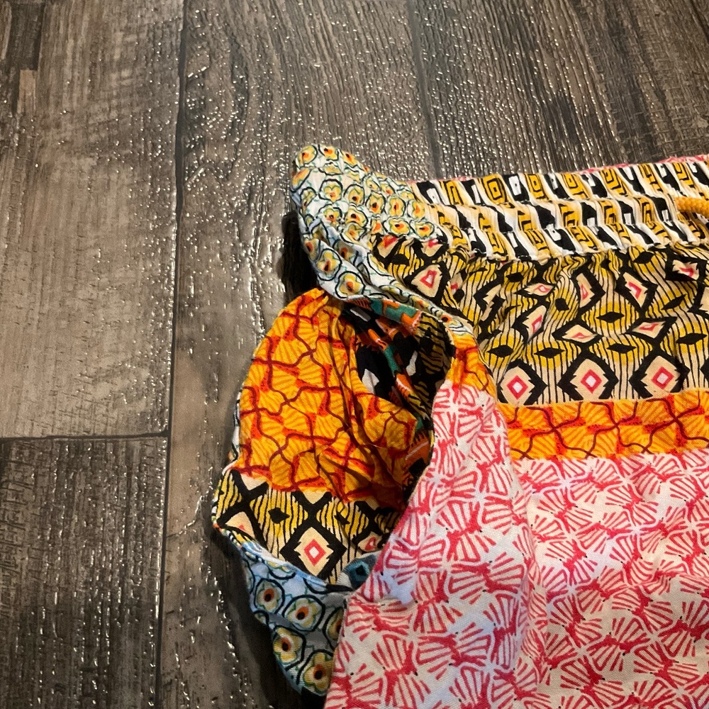 Earthbound Assorted Patchwork Boho Shorts, Size M… - image 5